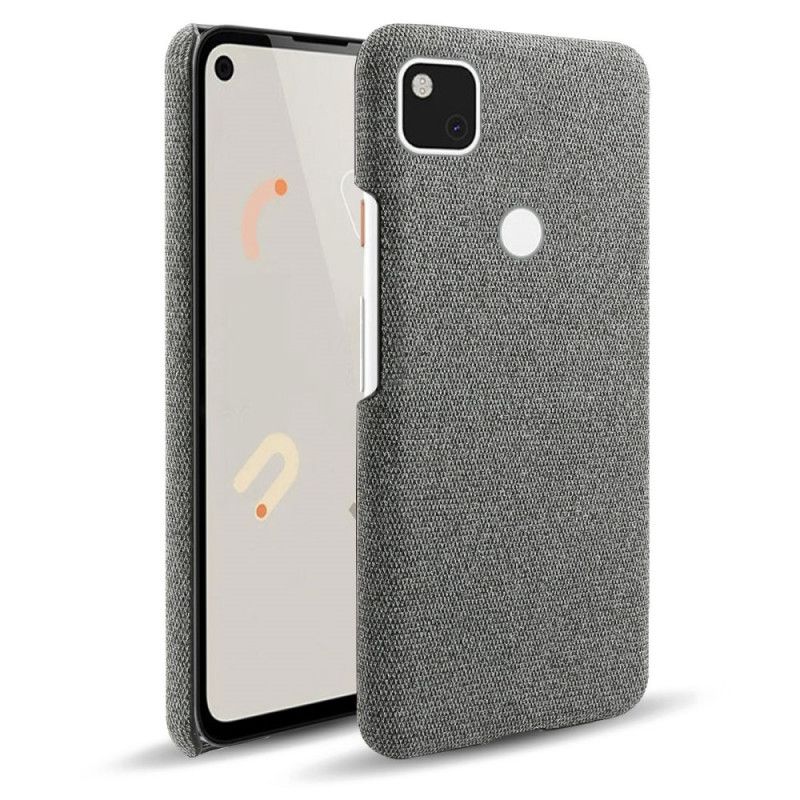 Kuori Google Pixel 4a Harmaa Musta Ksq-Kankaan Rakenne Suojakuori