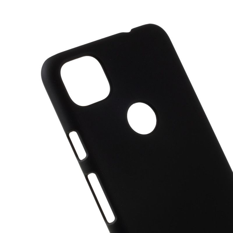 Kuori Google Pixel 4a Valkoinen Musta Klassinen Jäykkä