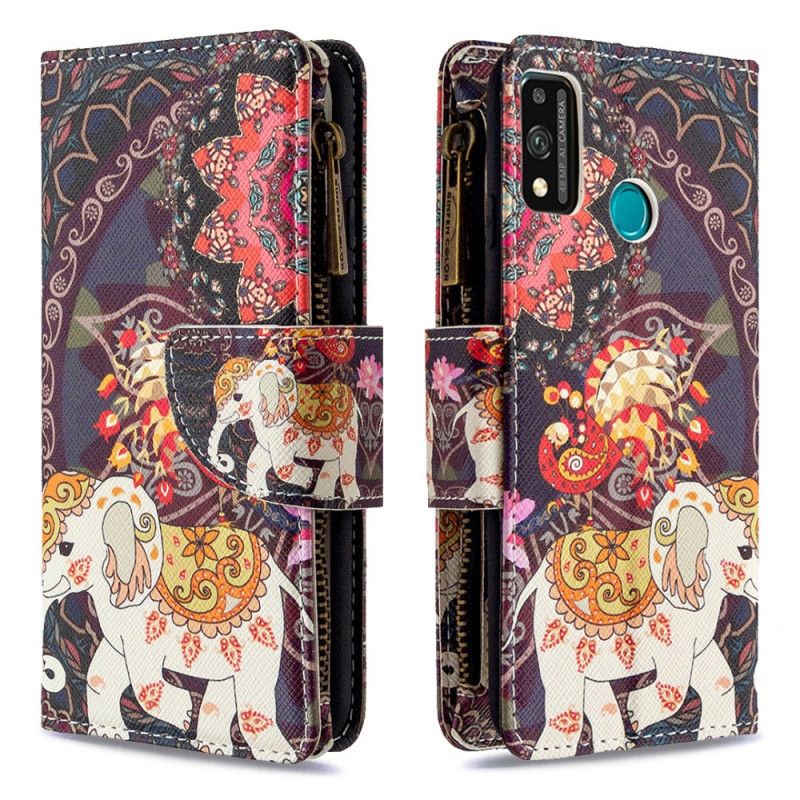 Flip Case Honor 9X Lite Norsun Vetoketjutasku