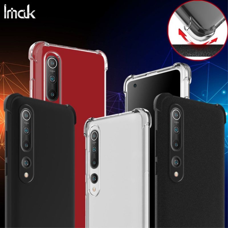 Case Kuoret Xiaomi Mi 10 / 10 Pro Läpinäkyvä Puhelinkuoret Taipuisa Silikoni Imak-Seulakalvolla