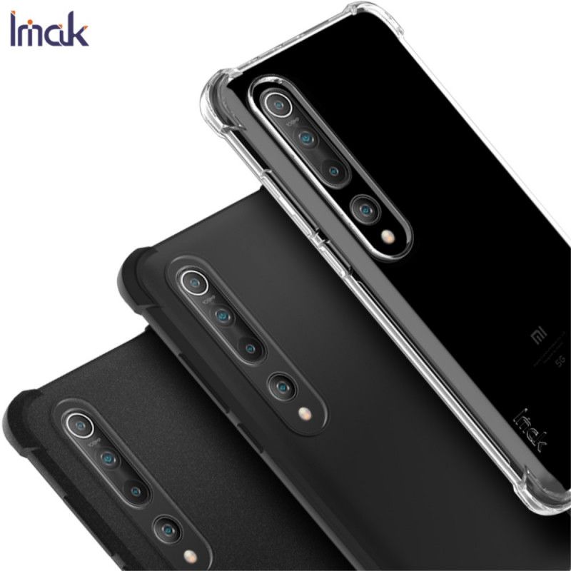 Case Kuoret Xiaomi Mi 10 / 10 Pro Läpinäkyvä Puhelinkuoret Taipuisa Silikoni Imak-Seulakalvolla