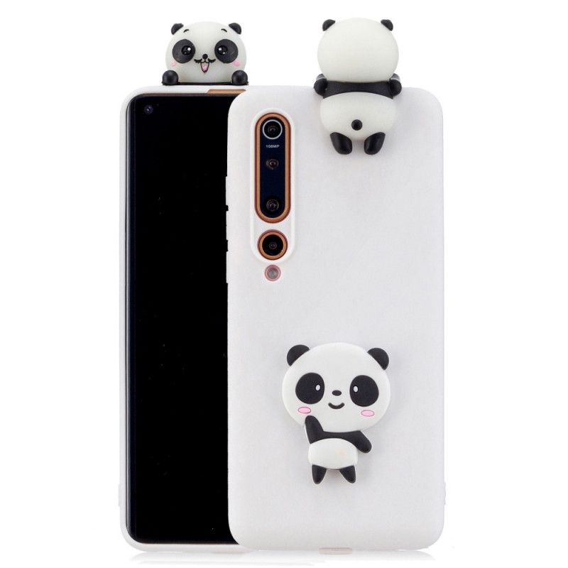 Case Kuoret Xiaomi Mi 10 / 10 Pro Musta Puhelinkuoret 3D-Pandaani