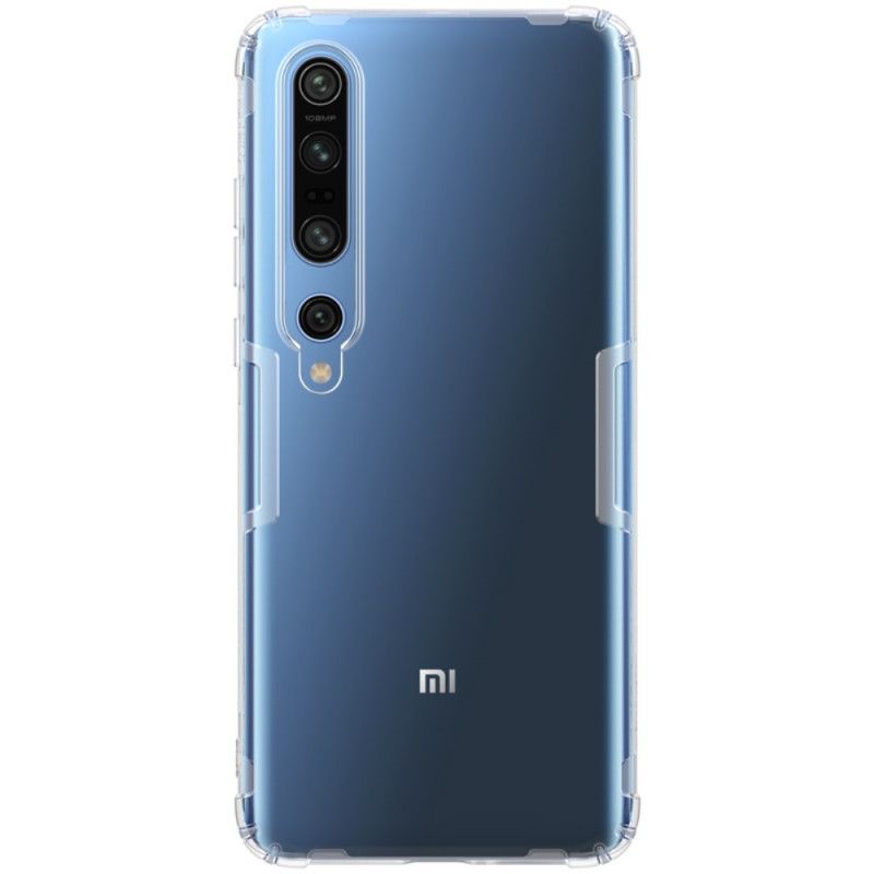 Kuori Xiaomi Mi 10 / 10 Pro Valkoinen Läpikuultava Nillkin