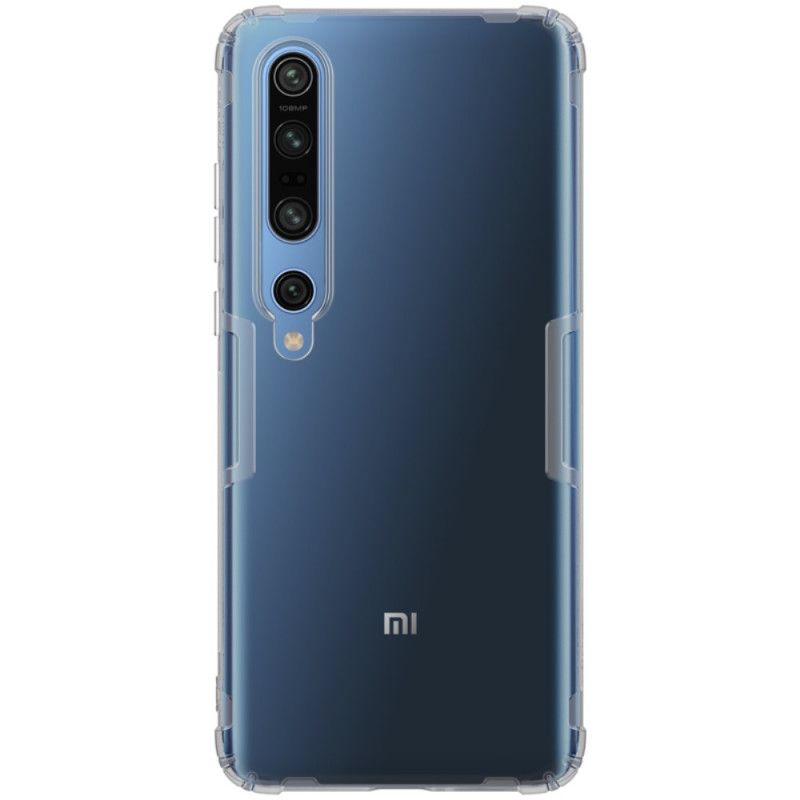 Kuori Xiaomi Mi 10 / 10 Pro Valkoinen Läpikuultava Nillkin