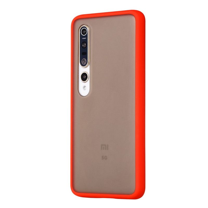 Kuori Xiaomi Mi 10 / 10 Pro Valkoinen Musta Hybridisilikonivanteen Muotoilu Suojakuori