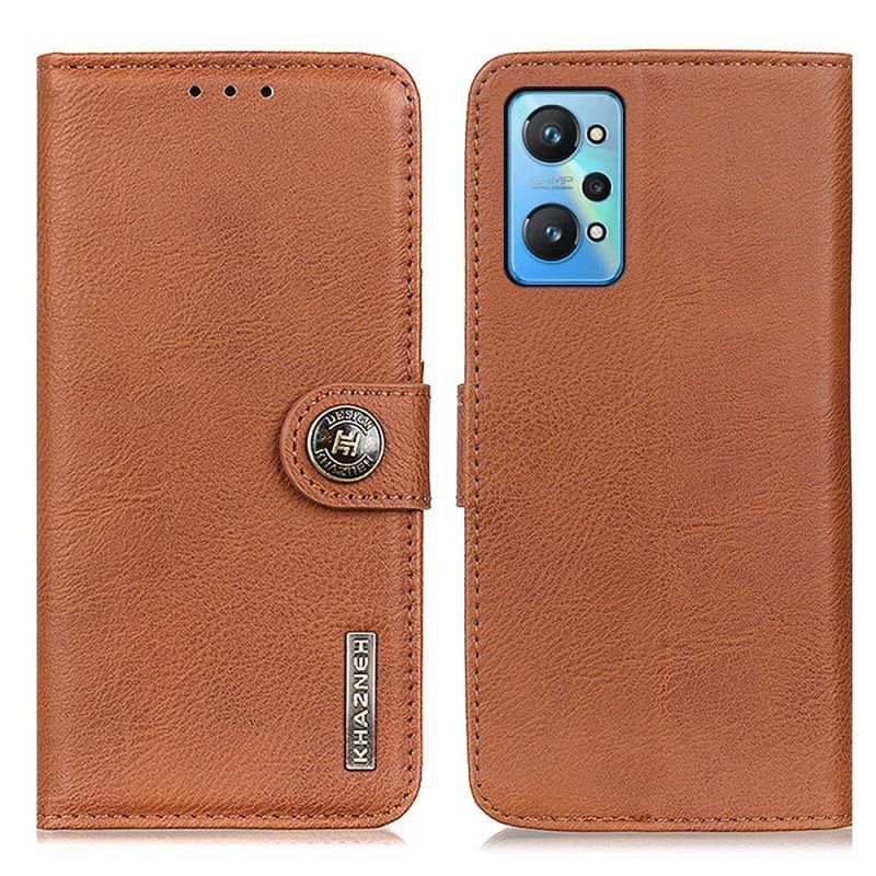 Flip Case Realme GT Neo 3T / Neo 2 Keinonahka Khazneh