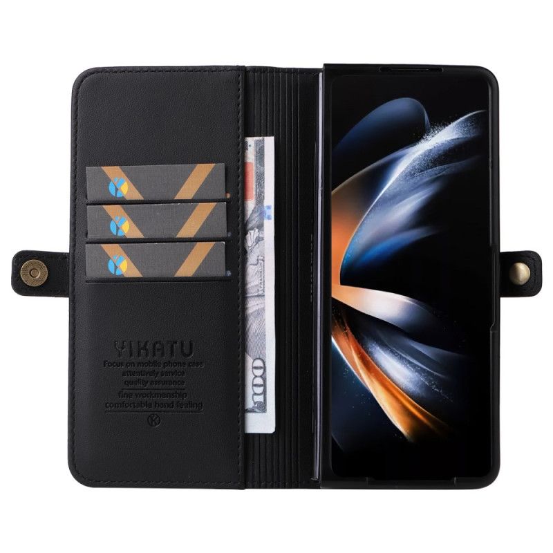 Kotelot Samsung Galaxy Z Fold 6 Keinonahkaa Yikatu