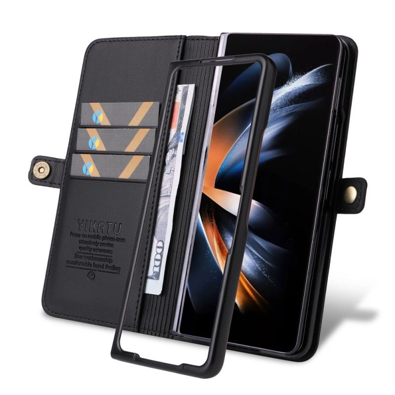 Kotelot Samsung Galaxy Z Fold 6 Keinonahkaa Yikatu