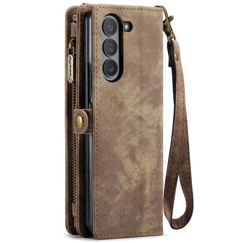 Kotelot Samsung Galaxy Z Fold 6 Puhelinkuoret Caseme Suede Effect -lompakko