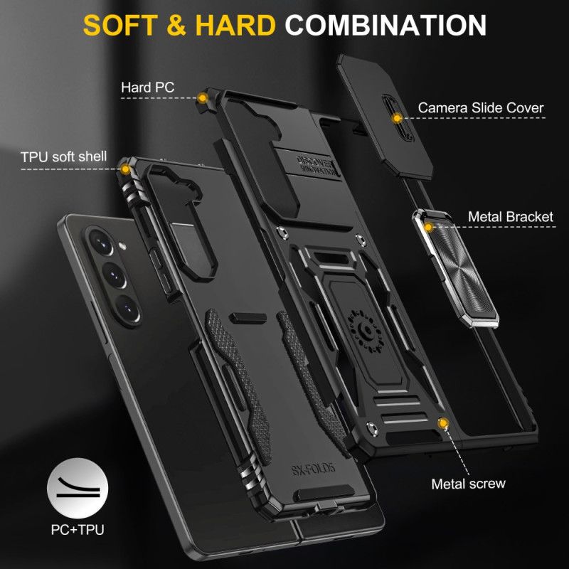 Kuori Samsung Galaxy Z Fold 6 Liukulinssin Tuki Ja Suojaus