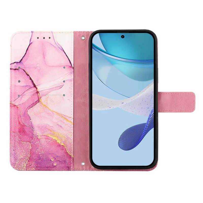 Nahkakotelo Samsung Galaxy Z Fold 6 Marmorihihna