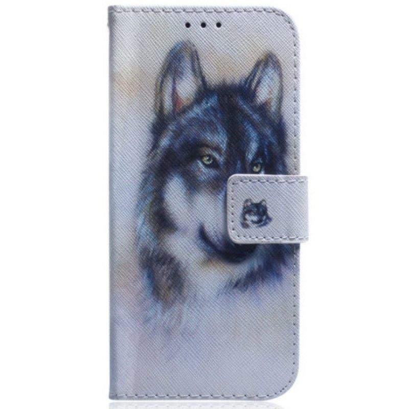 Kotelot Samsung Galaxy S23 5G Vesiväri Wolf