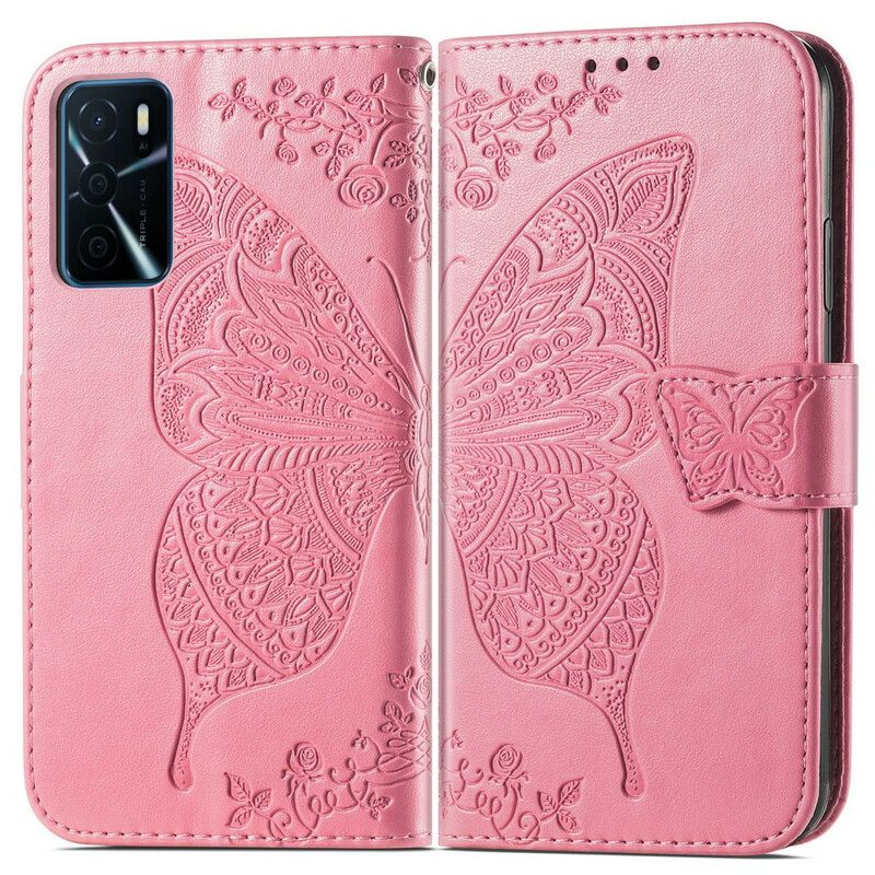 Flip Kotelot Oppo A16 / A16s Half Butterflies