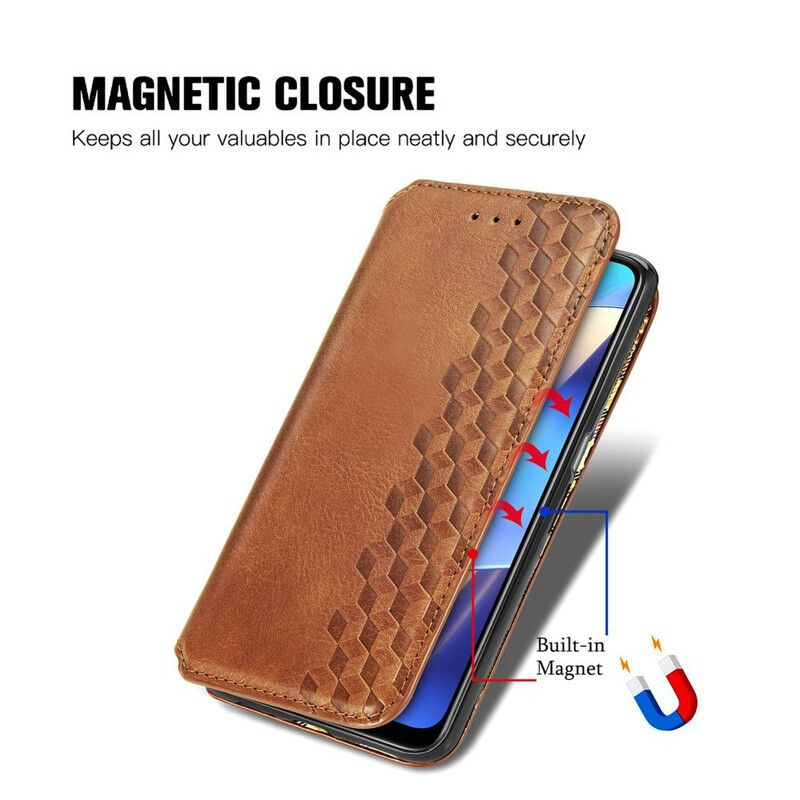 Flip Kotelot Oppo A16 / A16s Leather Effect Diamond Texture