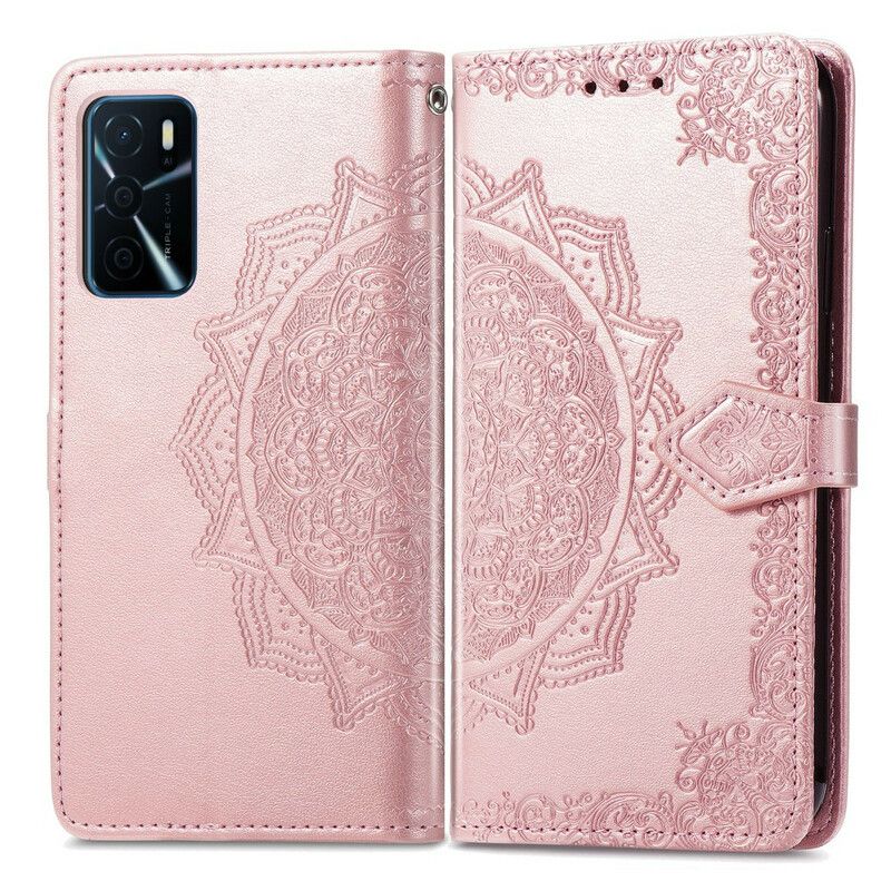 Flip Kotelot Oppo A16 / A16s Mandala-keskiaika