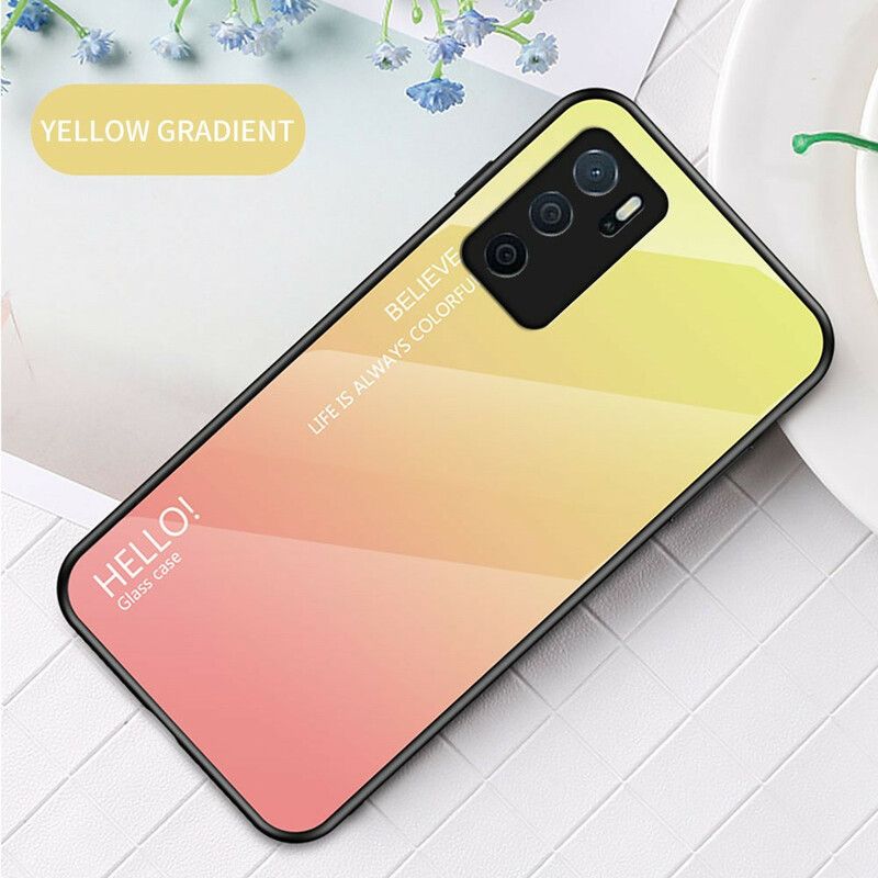 Kuori Case Oppo A16 / A16s Puhelinkuoret Tempered Glass Hei