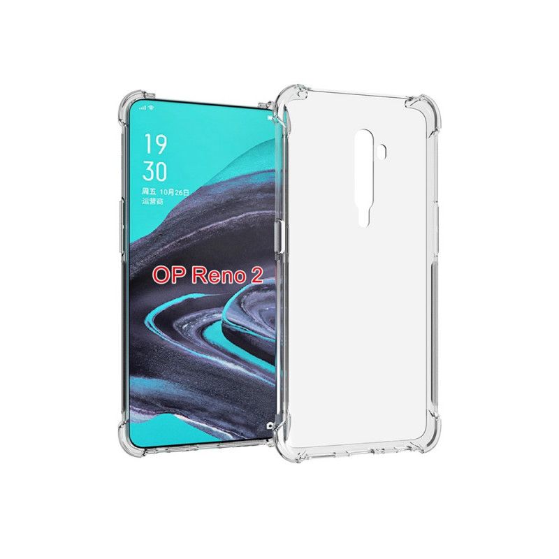 Case Kuoret Oppo Reno 2 Puhelinkuoret Läpinäkyvät Vahvistetut Kulmat