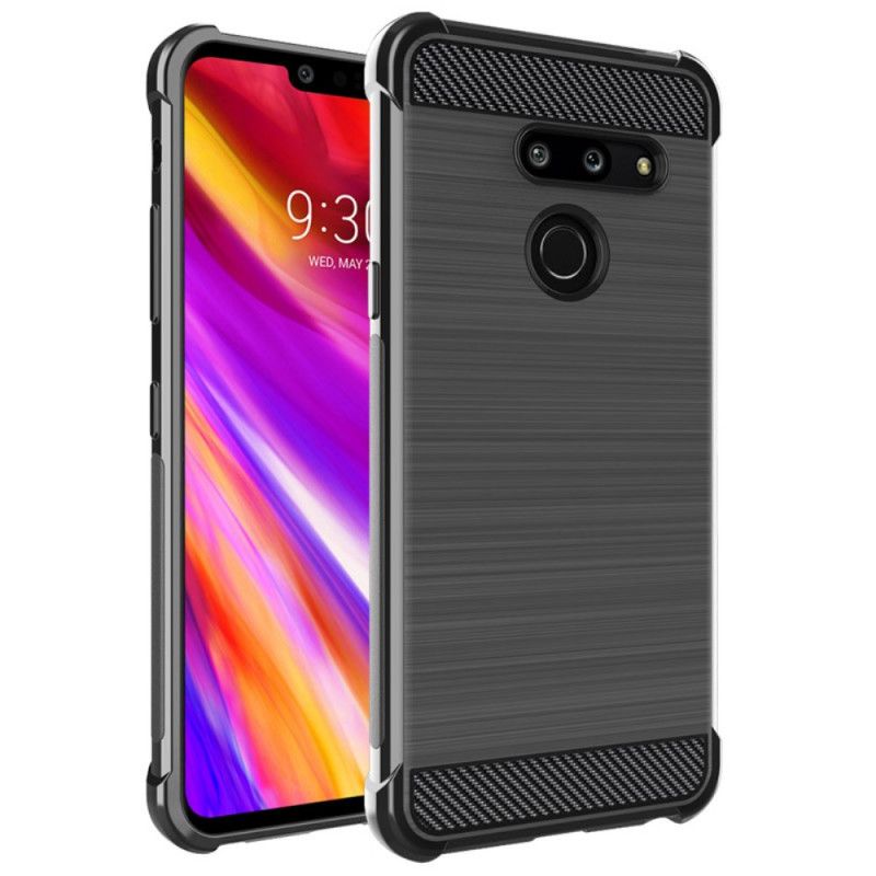 Kuori ThinQ LG G8 ThinQ Imak-Harjattu Hiilikuitu