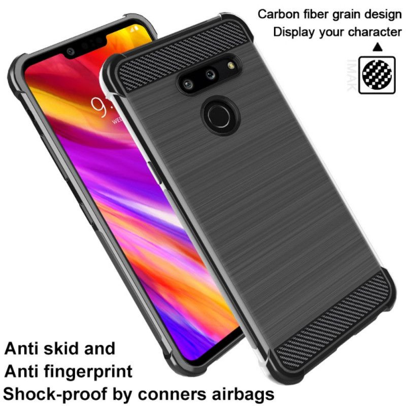 Kuori ThinQ LG G8 ThinQ Imak-Harjattu Hiilikuitu