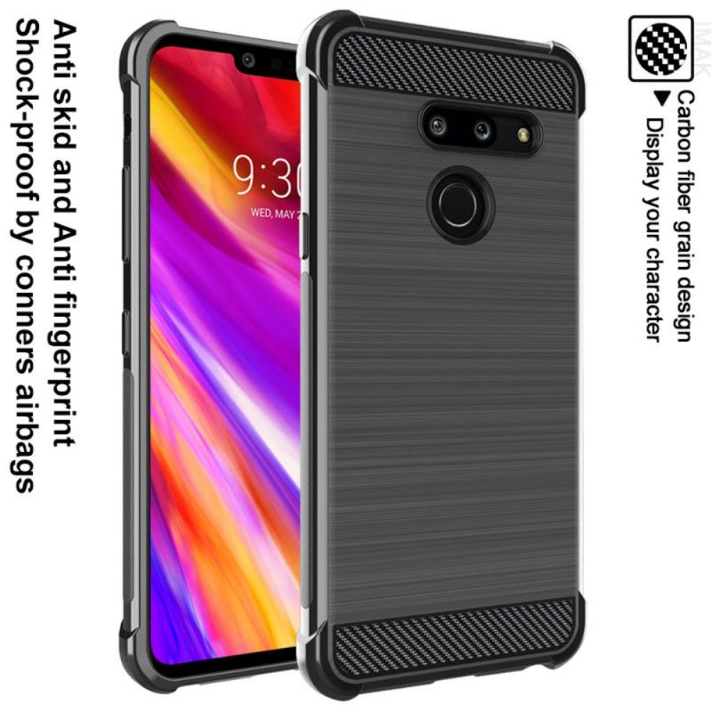 Kuori ThinQ LG G8 ThinQ Imak-Harjattu Hiilikuitu