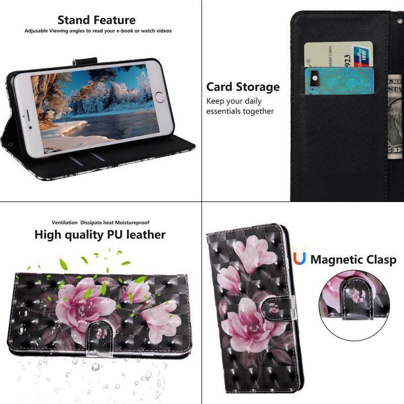 Flip Kotelot Xiaomi Redmi 9t Blossom Flowers Suojakuori