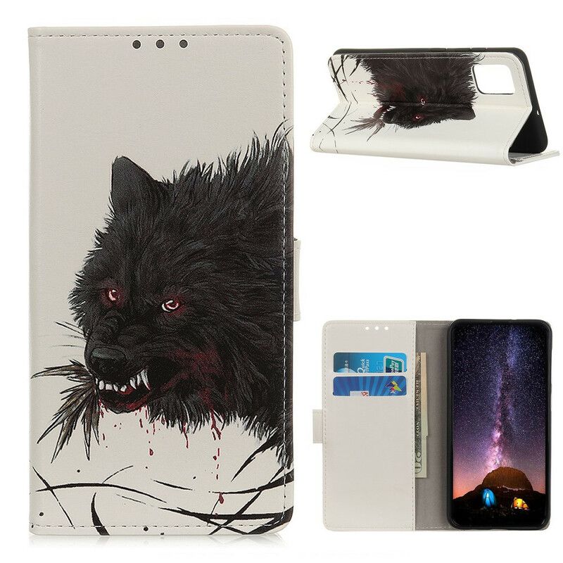 Flip Kotelot Xiaomi Redmi 9t Hungry Wolf