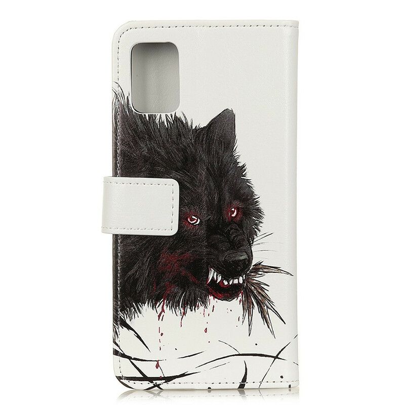 Flip Kotelot Xiaomi Redmi 9t Hungry Wolf