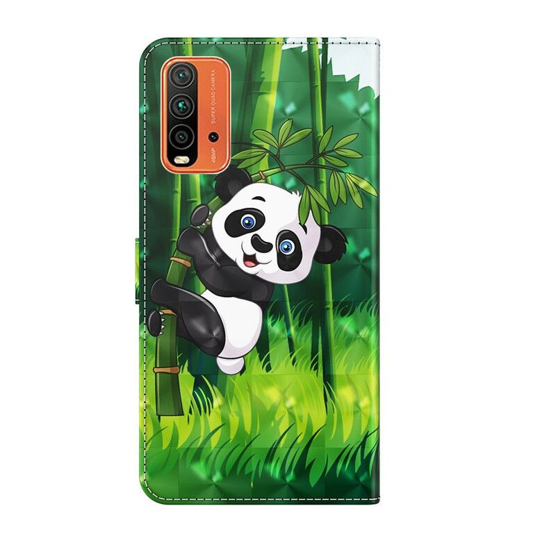 Flip Kotelot Xiaomi Redmi 9t Panda Ja Bambu