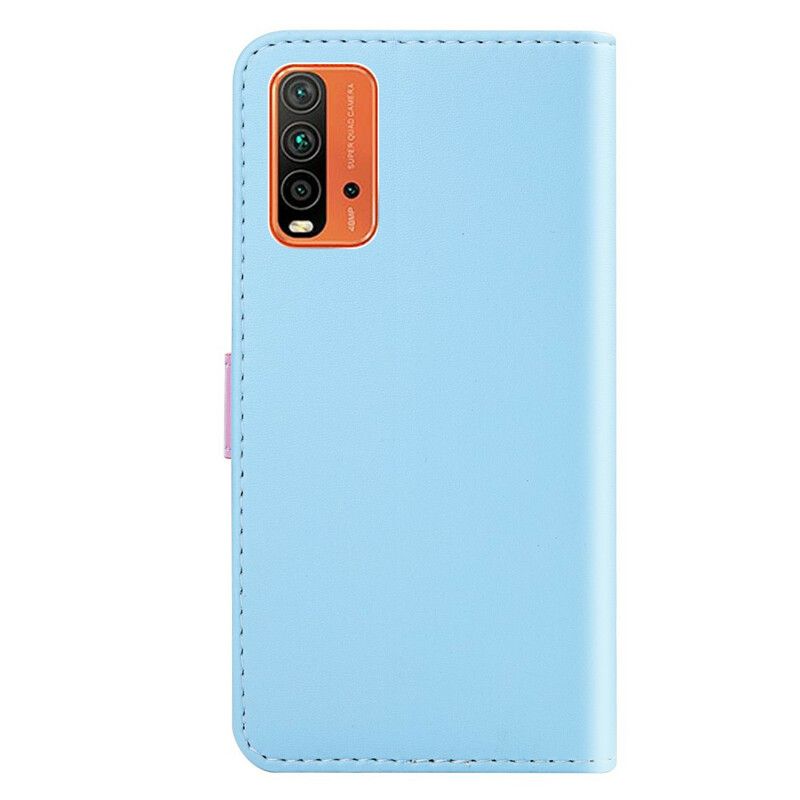 Flip Kotelot Xiaomi Redmi 9t Tricolor Leather Effect