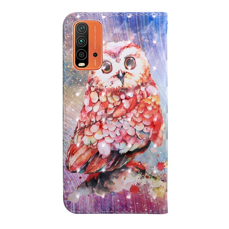 Flip Kotelot Xiaomi Redmi 9t Valopiste Germain The Owl