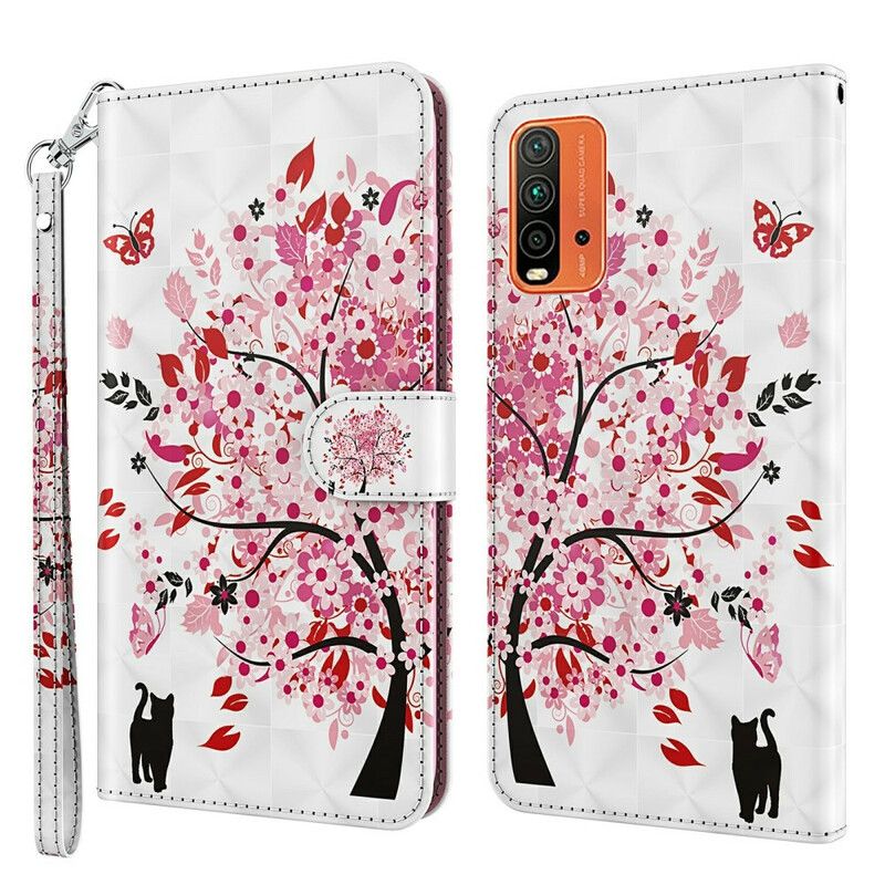 Kotelot Xiaomi Redmi 9t Puhelinkuoret Pink Tree