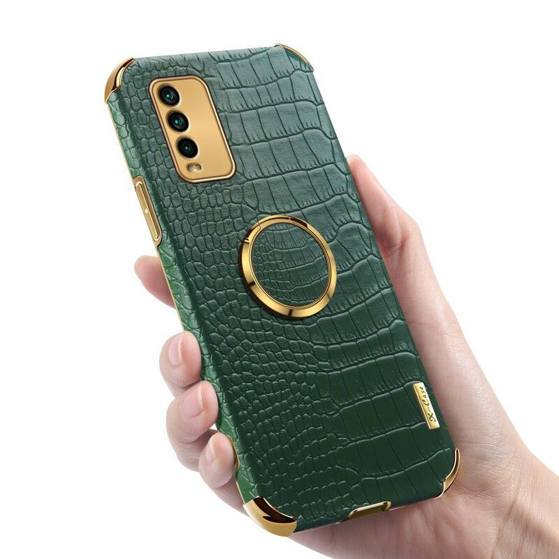 Kuori Xiaomi Redmi 9t X-case Crocodile Skin Effect