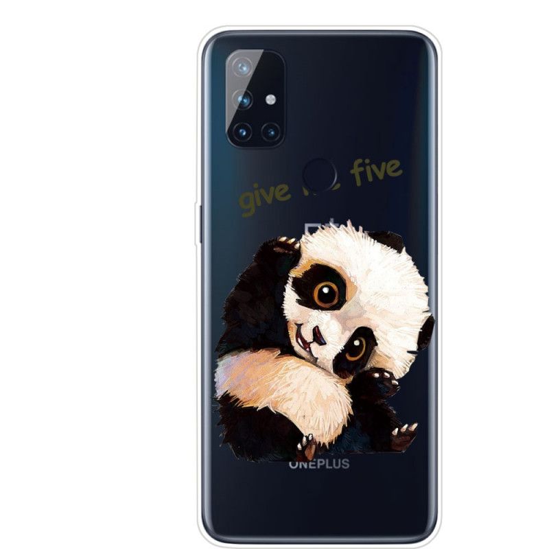 Case Kuoret OnePlus Nord N10 Puhelinkuoret Läpinäkyvä Panda Antaa Minulle Viisi