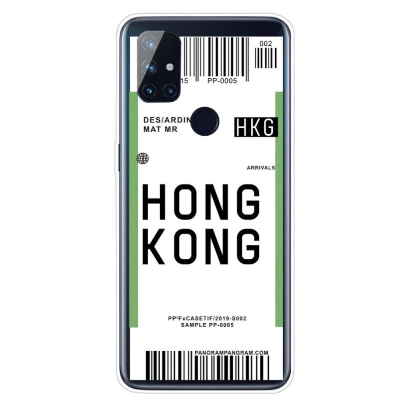 Case Kuoret OnePlus Nord N10 Puhelinkuoret Maihinnousukortti Hongkongiin