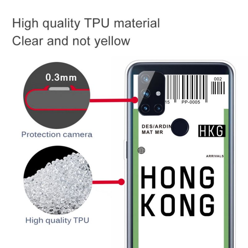 Case Kuoret OnePlus Nord N10 Puhelinkuoret Maihinnousukortti Hongkongiin