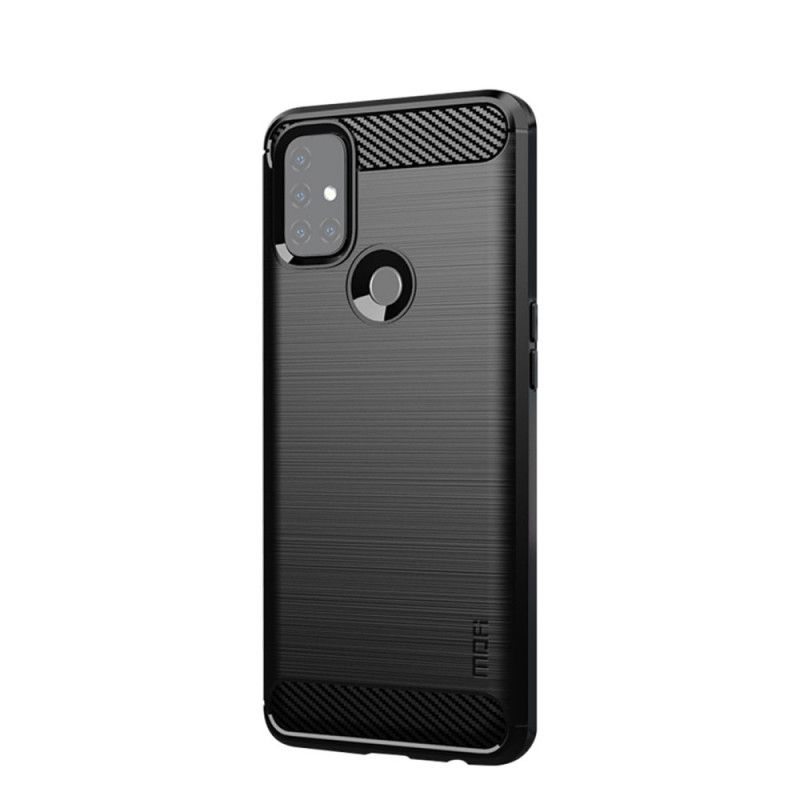 Kuori OnePlus Nord N10 Harmaa Musta Mofi Harjattu Hiilikuitu