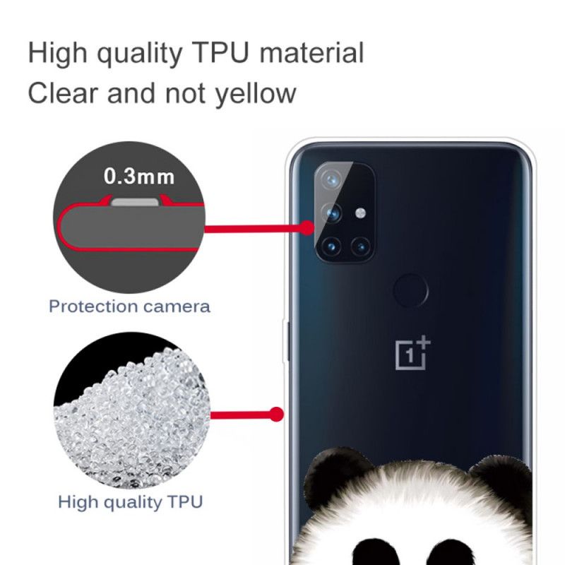 Kuori OnePlus Nord N10 Läpinäkyvä Panda Suojakuori