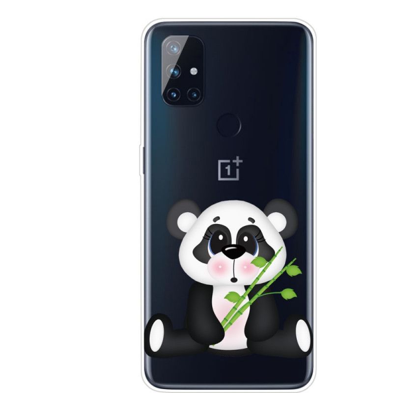 Kuori OnePlus Nord N10 Läpinäkyvä Surullinen Panda Suojakuori