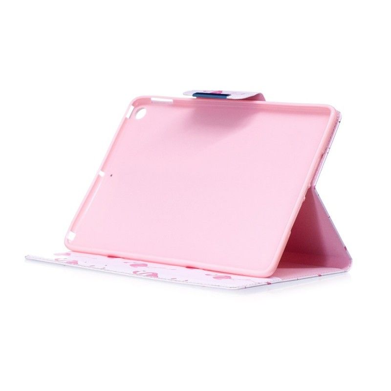 Nahkakotelo iPad (9.7") Puhelinkuoret Flamingoja