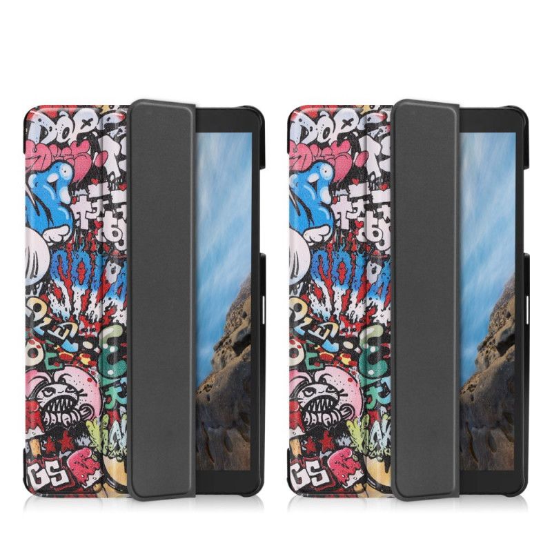 Älykäs Tapaus Samsung Galaxy Tab A 8" (2019) Graffiti Hauskaa