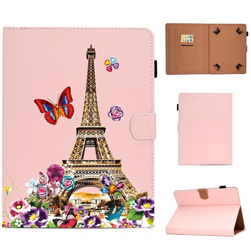 Flip Case Samsung Galaxy Tab A 8" (2019) Eiffel-Torni Luontoissuorituksena