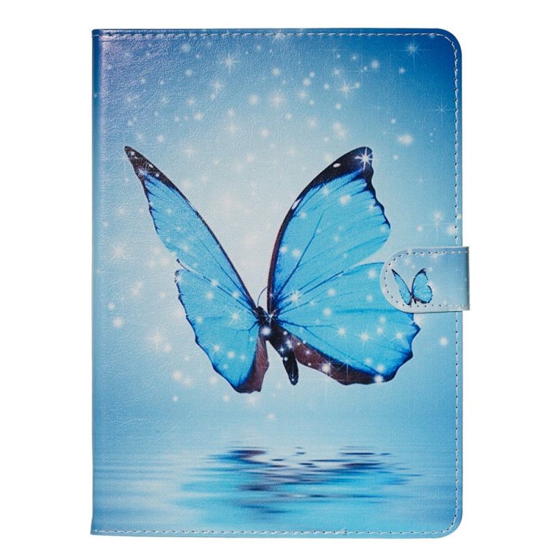 Flip Case Samsung Galaxy Tab A 8" (2019) Sininen Perhonen