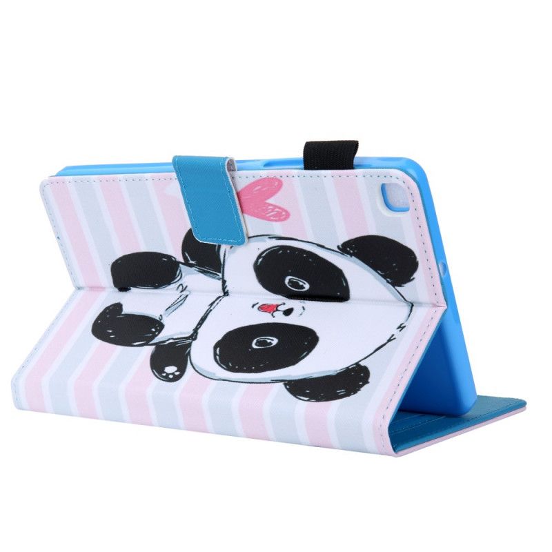 Flip Case Samsung Galaxy Tab A 8" (2019) Valkoinen Musta Pandasarja