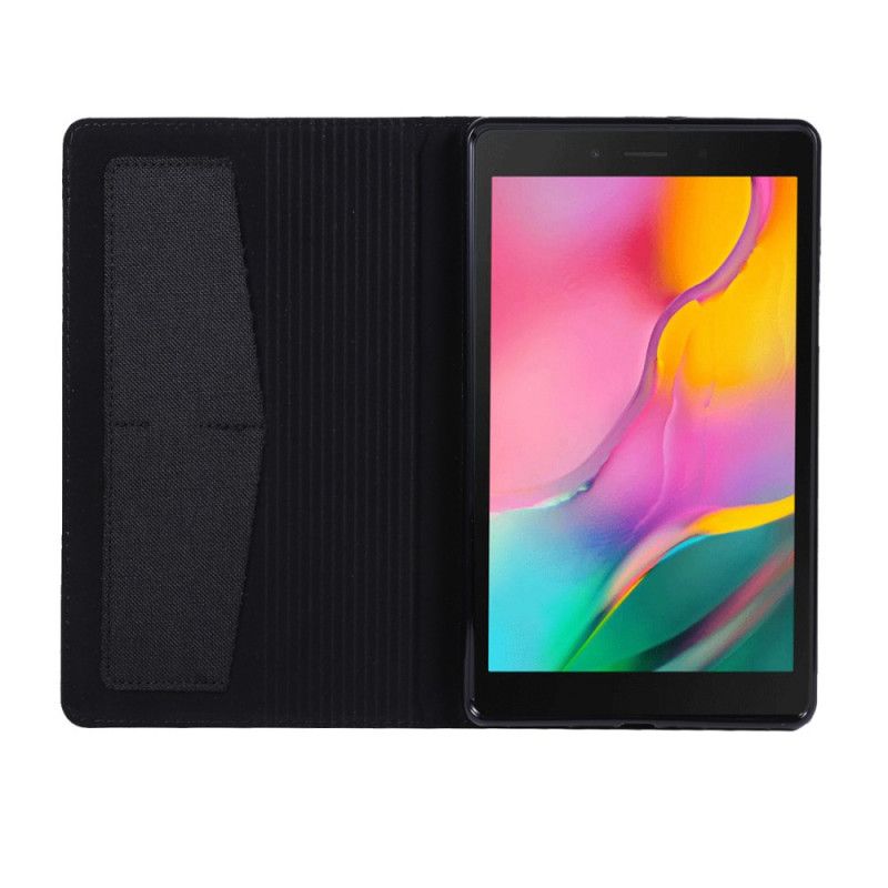 Kotelot Samsung Galaxy Tab A 8" (2019) Harmaa Musta Kudottu Rakenne Suojakuori