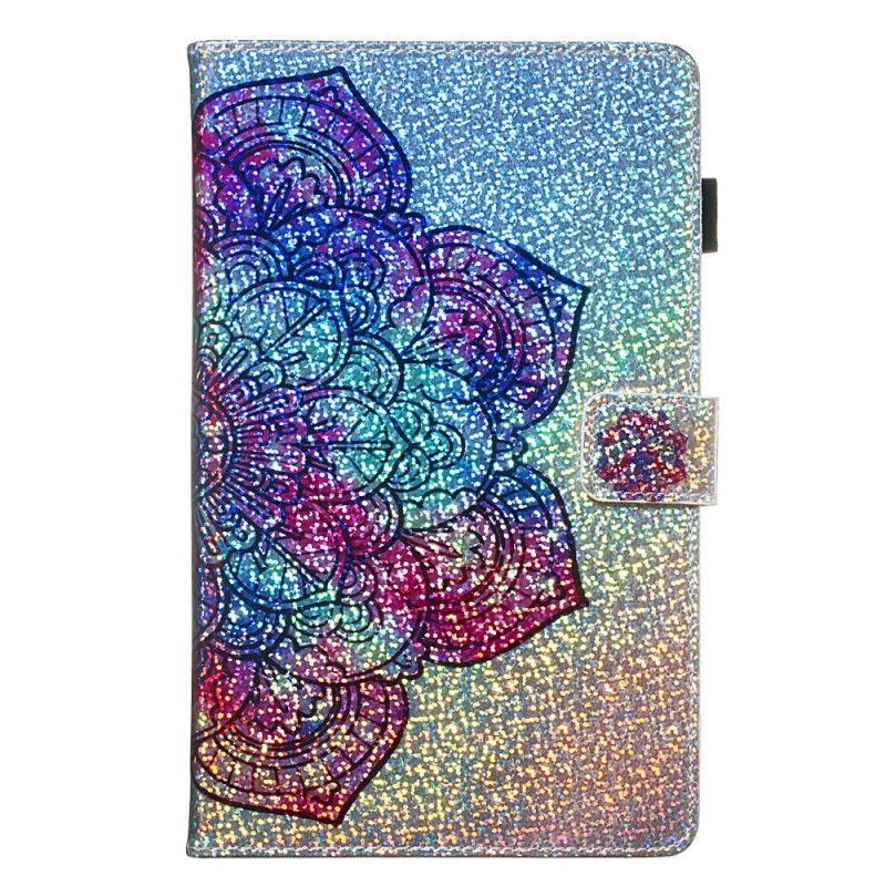 Kotelot Samsung Galaxy Tab A 8" (2019) Kimalteleva Mandala