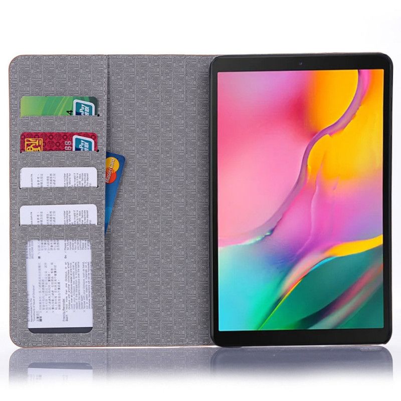 Kuoret Samsung Galaxy Tab A 8" (2019) Punainen Musta Krokotiilin Iho Suojakuori