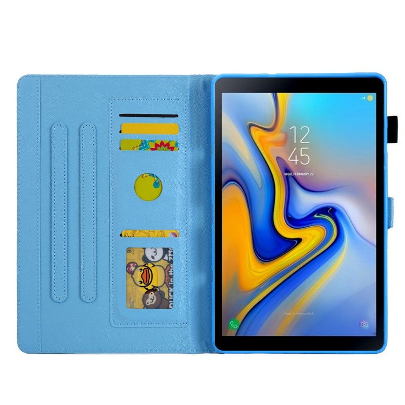 Nahkakotelo Samsung Galaxy Tab A 8" (2019) Puhelinkuoret Monivärinen Puu