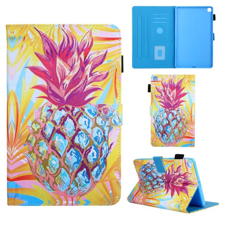 Nahkakotelo Samsung Galaxy Tab A 8" (2019) Puhelinkuoret Oranssi Ananas