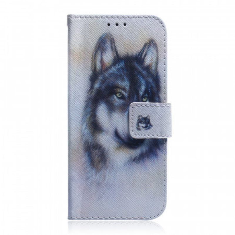 Flip Case Google Pixel 6A Vesiväri Wolf