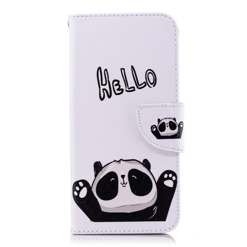 Flip Case LG G7 ThinQ Hei Panda